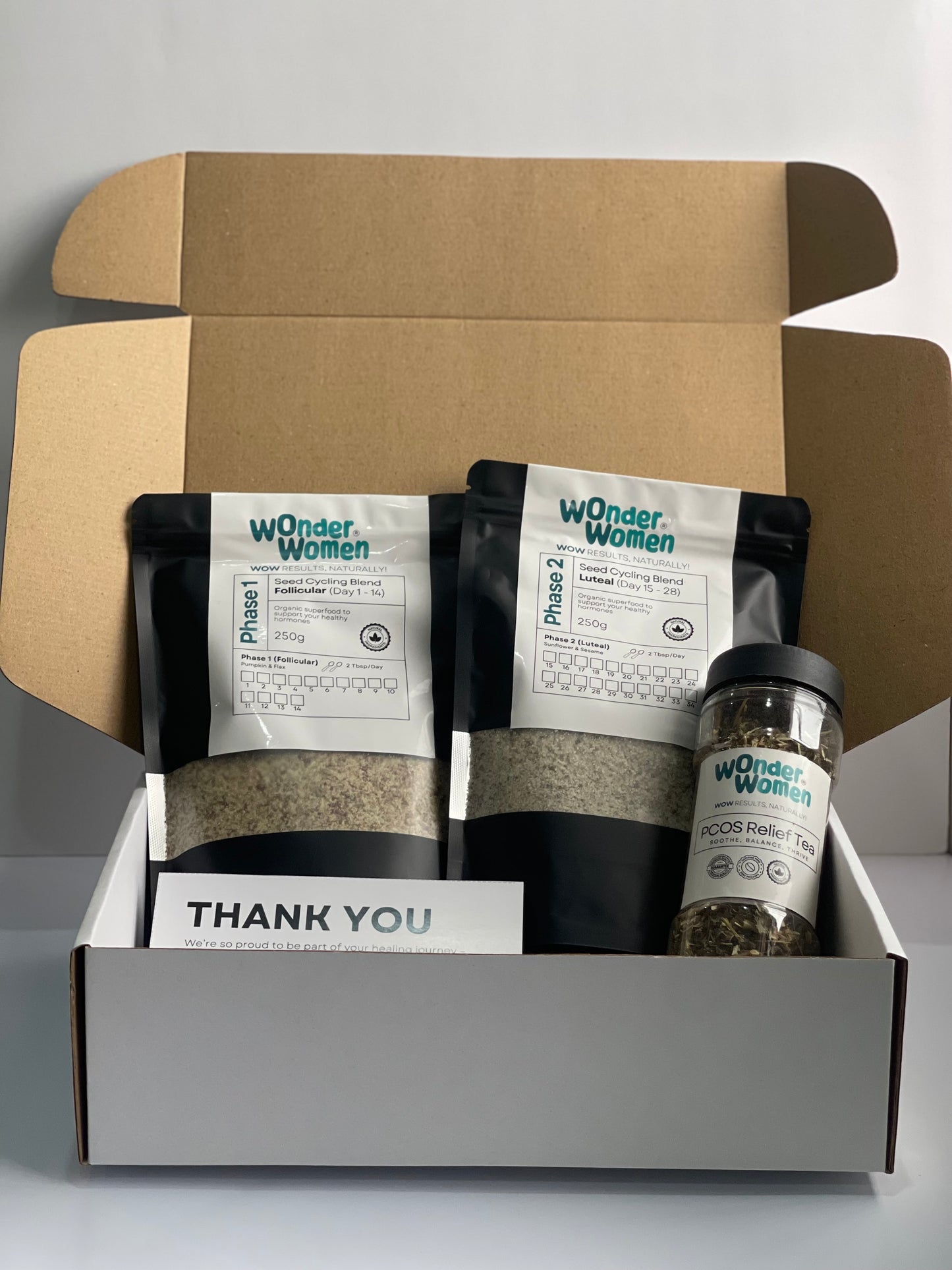 PCOS Relief Bundle - PCOS tea + Seed Cycling