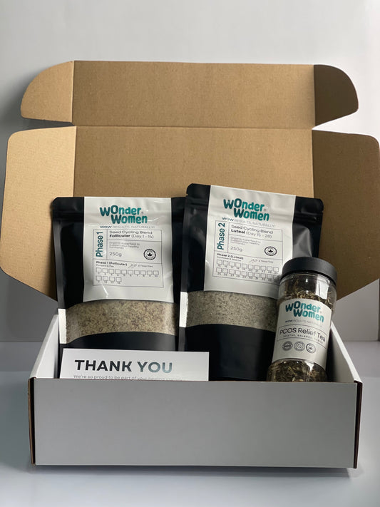 PCOS Relief Bundle - PCOS tea + Seed Cycling